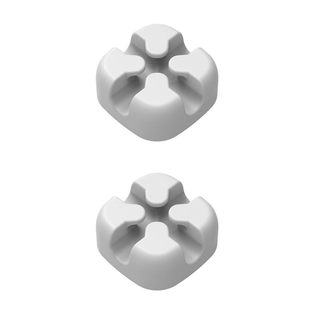 crativent Cable Clip Plugs Cord Holder Cable Manager Cable Fixed Data Line Fixer Organizer white 2Set