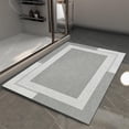 thumbnail image 4 of Diatomaceous Earth Bath Mat, Absorbent Fast Drying Bathroom Rug, Non Slip Rubber Backing Floor Mat for Shower Tub, 4 of 6
