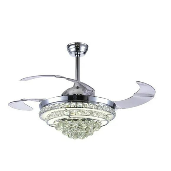 Ventilador de techo Megaluz Elegante con lámpara LED 42 pulgadas