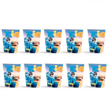 Rio Birthday Party Supplies Cups Tableware Disposable Paper Mouthwash Drinking Cups