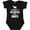 AB-Black, variant on Inktastic Easily Distracted by Goats Boys or Girls Baby Bodysuit