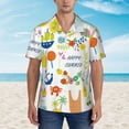 thumbnail image 6 of Picia Summer Animal Gentle Cotton Regular Fit Short Sleeve Casual Hawaiian Shirt for Men-Medium, 6 of 9