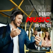 Philips Bluetooth Headphones Wireless Over Ear Stereo Noise Cancelling Headset with Mic, TAH8507