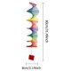 thumbnail image 4 of FLhrweasw Rainbow 3D Wind Spinner - Carillón viento bambú para jardín (M), 4 of 9