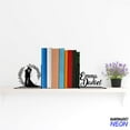 thumbnail image 3 of Handmadetneonsign Couple Lover Metal Bookends, Couple Name Bookend, Wedding Table Bookshelf Decor 77868, 3 of 4