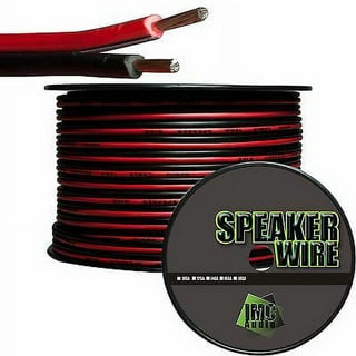 16 Gauge Red & Black Power Ground Wire 25 ft Each 50 Total Stranded Copper Clad