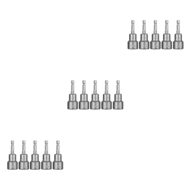 stanreset 1/2/3/5 5 Pieces Universal Portable Steel Nut Driver Home Woodworking Shank Bit Pneumatic Screwdriver Impact Drivers Bits 17x65mm 3PCS
