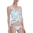 thumbnail image 4 of Kll Cute Panda Flying In The Sky Print Women'S Sarong Coverups Short Bathing Suit Wrap Skirt Beach Wrap Swimsuit Cover Ups, 4 of 7