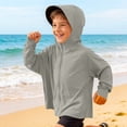 thumbnail image 5 of hotojiny Kids Lightweight Jacket Toddler Boys Girls Active Zipper Sun Protection Cooling Hooded Shirt for Running Outdoor 1-13 Y, 5 of 7