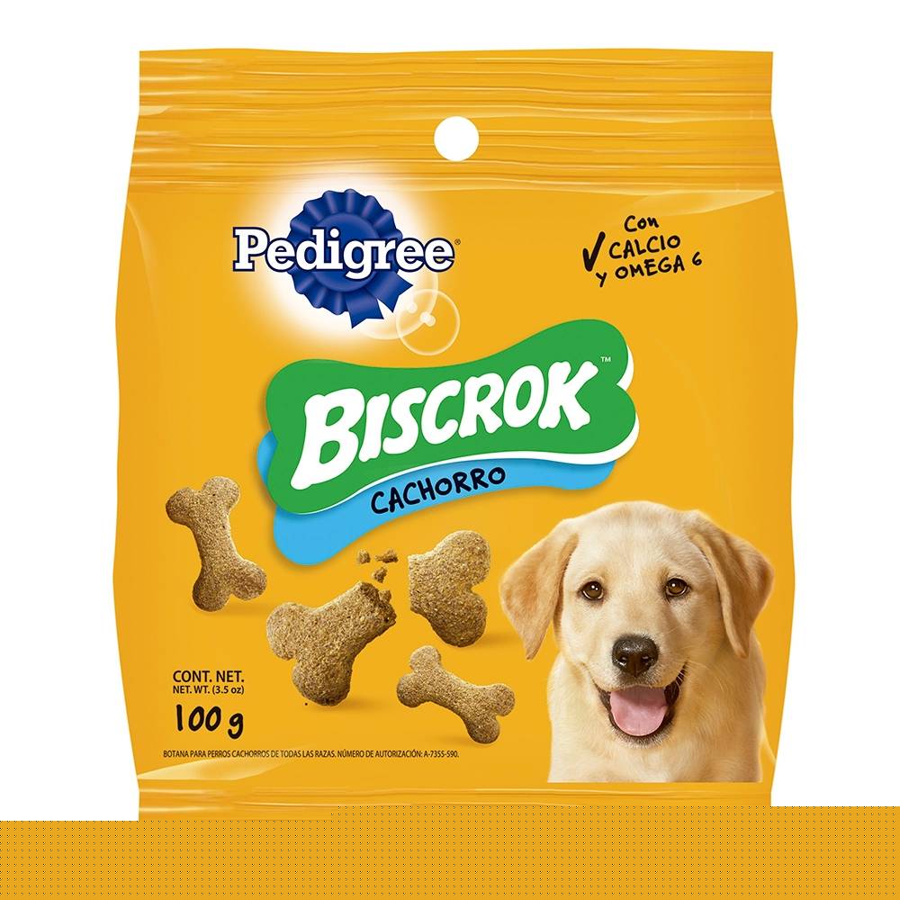 Premios para Perro Pedigree Biscrok Cachorro 100 g