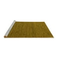 thumbnail image 2 of Ahgly Company Machine Washable Indoor Round Abstract Yellow Modern Area Rugs, 8' Round, 2 of 4