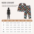thumbnail image 4 of Balery Retro Video Game Conjunto de Pijama con Estampado para Mujer, Conjunto de Dos Piezas con Manga Larga, Ropa de Dormir Suave con Bolsillos, Pijamas Cómodos-Small, 4 of 7