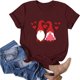 thumbnail image 5 of Blusas de Manga Corta para las Mujeres Divertida Impresión Cuello Redondo Camiseta Vintage, Blusas de Primavera para las Mujeres, 5 of 8