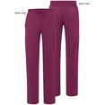 thumbnail image 5 of Adar Addition Scrubs for Men - Slim Leg Cargo Drawstring Scrub Pants - A6106 - Wine - XL, 5 of 8