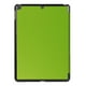 thumbnail image 2 of Funda de cuero con tapa horizontal y textura Custer para iPad 9.7 (2018) y iPad 9.7 (2017), con tres pliegues y función de suspensión/activación (negra), 2 of 5