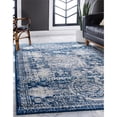 thumbnail image 2 of Unique Loom Bromley Vintage Country Rug 9' x 12' Rectangular Blue/Ivory, 2 of 2