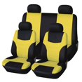 thumbnail image 2 of 8 Uds fundas de asiento de coche Zulema protectores lavables para Sedan Suvs Amarillo Protector de cubierta de asiento automático, 2 of 3