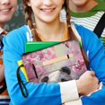 thumbnail image 4 of HELLHERO Bible Case Bag with Washable Polyester Book Organzier Holder Zipper Pouch Decorative Design Carrying Book Case with Book Protection, 4 of 8