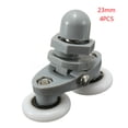 thumbnail image 4 of Bearachild Polea de rodillo para puerta de baño de doble fondo de alta resistencia, 4 Uds., accesorios de Hardware especiales para ducha de Hotel Cubiertas para muebles de jardín No.02, 4 of 5