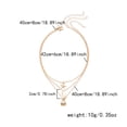 thumbnail image 4 of SKQIT Layered Gold Necklaces for Women, Dainty Pendant Necklace Set Non Tarnish, Stackable Chain Choker, Trendy Personalized Birthstone Jewelry Gift for Mom, 4 of 8