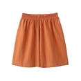 thumbnail image 4 of Landzoo Toddler Girls Shorts Solid Color Elastic Waist Sweet Summer Casual Girls Active Shorts Size 11-12 Years Orange, 4 of 5