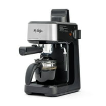 Mr. Coffee® 4-Shot Steam Espresso Machine, Cappuccino Maker, and Latte Maker with Glass Carafe