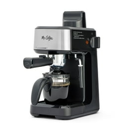Gourmia 4 Shot Steam Espresso Cappuccino and Latte Maker with Frothing Wand Black New