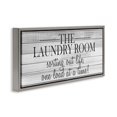 thumbnail image 3 of Stupell Industries Laundry Sorting Out Life Typography Painting Gray Floater Framed Canvas Art Print Wall Art, 25 x 11, 3 of 9