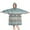 Blue and Pink, variant on Wearable Oversized Blanket,Brown Boho Abstract and Plant Pattern Wearable Blanket Hoodie for Adults,Cozy Hooded Blankets with Super Pockets,Super Warm Fuzzy Pullover for Women & Men