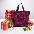 thumbnail image 7 of Single Shoulder Bag Convenience Bag 19.6×15.7×5.9in Light And Weight-Free Main Pocket Large Portable And Single Shoulder Back Darkmagenta Geometric Patterns_1, 7 of 7