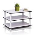 thumbnail image 5 of Furinno Table Basse à 3 Niveaux Sans Outils, Blanc, 5 of 5