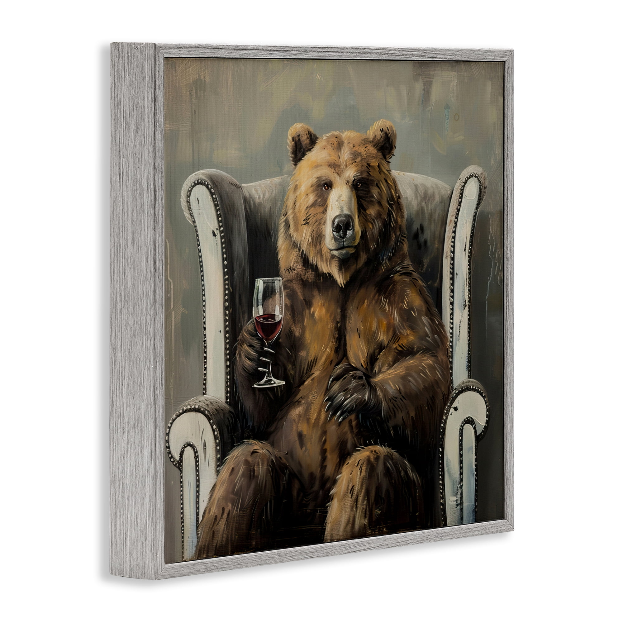 Stupell Industries It Was A Rough Day Gray Framed Giclee Art, design by Tina LeCour