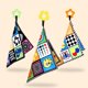 thumbnail image 1 of Set Infant Washcloths Baby Handkerchief Cartoon Print Multi-use Polyester Toddler Crib Hand Towel for Newborn heqiyong toy, 1 of 2