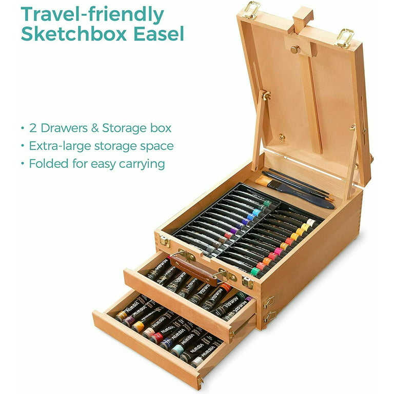 Art Supplies Box Easel Sketchbox Painting Storage Box Portable
