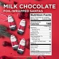 thumbnail image 6 of RUSSELL STOVER Christmas Foil-Wrapped Santas in Solid Mik Chocolate Gift Bag, 10 oz. (≈ 40 pieces), 6 of 8