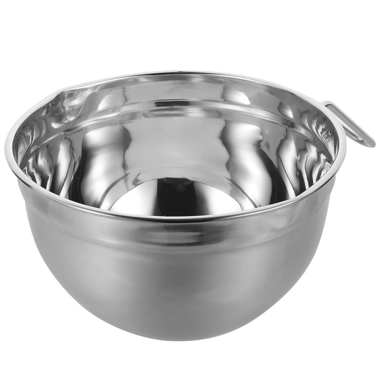 Mixing Bowl Stainless Steel Mixing Bowl Egg Mixing Bowl Kneading Dough Bowl Kitchen Bowl, Size: 30x25x13CM