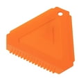 thumbnail image 2 of Ice Scraper Tool for Car Windshield Glass, Orange Plastic Snow Remover with Comfort Grip, Winter Ice Planer Shovel for Auto Home Use, 2 of 7
