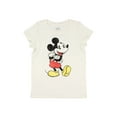 thumbnail image 5 of Mickey Mouse Shirt Girls Cute Mickey Pose Kids Graphic Print Short Sleeve T-Shirt, 5 of 6