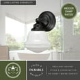 thumbnail image 5 of Huntley 1 Light Bronze Farmhouse Schoolhouse Bathroom Wall Fixture, 5 of 8