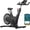 Black+Silver, variant on QinaQin 5 in 1 Self-Powered Bike,Resistance,Magnetic Stationary Bike with Emergency Brake,Adjustable Handlebar & Seat,Visualizing Motion Data,Black+Silver