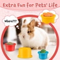 thumbnail image 4 of Stacking Cups for Rabbits, Bunny Toys, 8PCS Stackable Plastic Pet Nesting Snack Cup, Chinchilla, Guinea Pig and Parrot Enrichment Toys for Hiding Food and Playing, 4 of 9