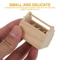thumbnail image 5 of Minkissy 2Pcs Small Tool Chest Miniature Tool Box Chocolate Wooden For Mini House Layout Design Hobbyists, 5 of 5