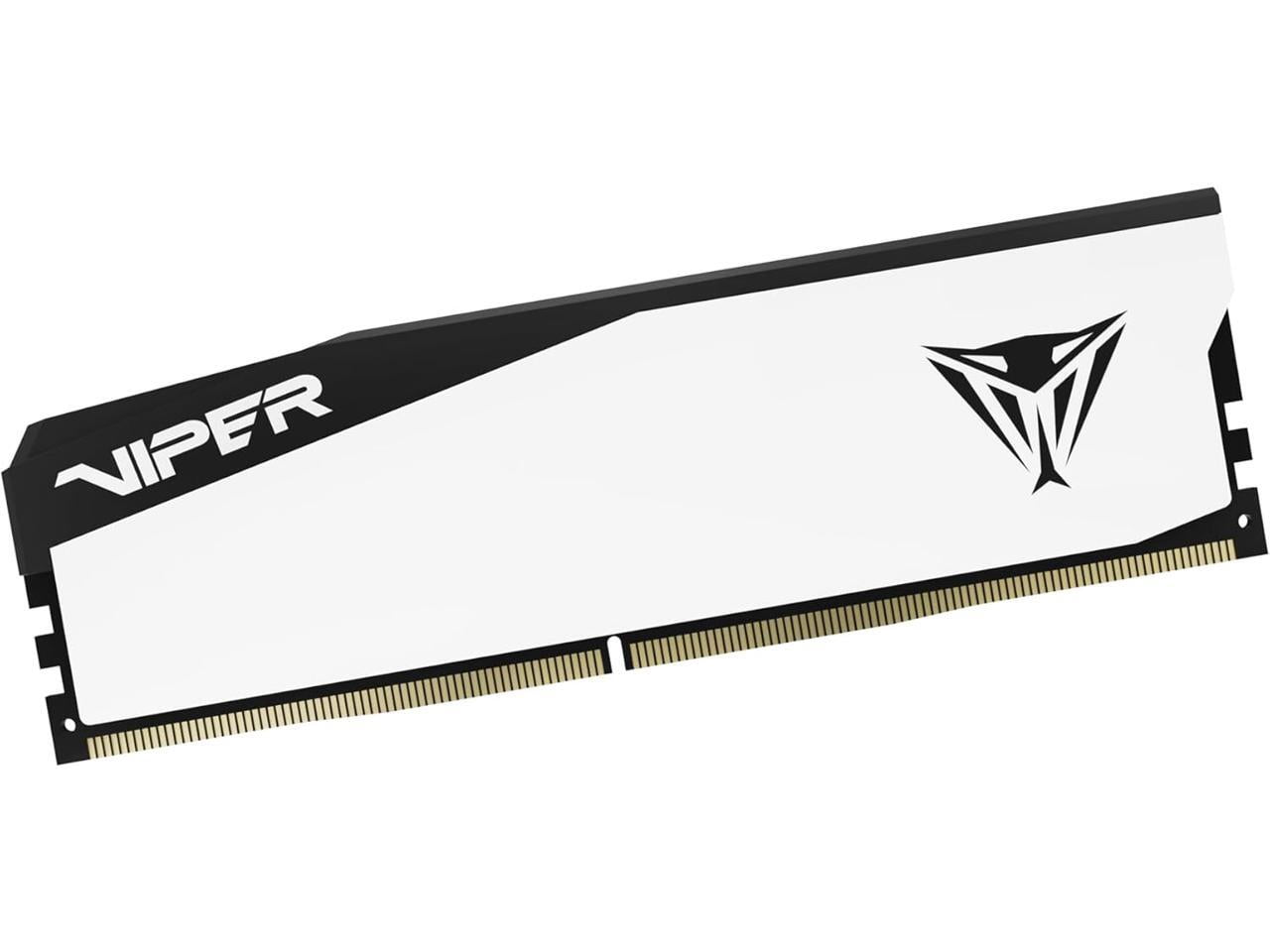 Patriot Viper Elite 5 DDR5 RAM 16GB (1X16GB) 6000MT/s CL30 1.35v UDIMM Desktop Gaming Memory Compatible with Intel XMP/AMD EXPO - VEB516G6030W