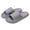 Gray, variant on Cloud Slippers Slides for Women and Men, Massage Shower Bathroom Non-Slip Quick Drying Open Toe Super Soft Comfy Thick Sole Home House Cloud Cushion Slide Sandals for Indoor & Outdoor Platform Shoes