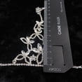 thumbnail image 3 of AURARMLET De Mano Plateada Para Mujer Floral Para Baile Y, 3 of 8