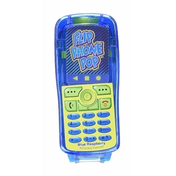 Flip Phone Pop Lollipop-Blue Raspberry