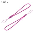thumbnail image 3 of Unique Bargains 18cm Portable Item Nylon Cord Lanyards Hand Wrist Strap String Rose Red 20 Pack, 3 of 6