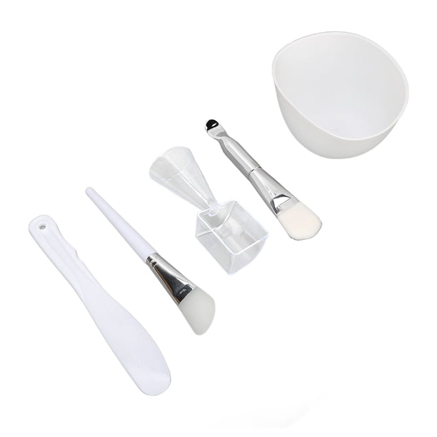 Espátula para mezclar mascarillas, herramienta para mascarillas faciales DIY, juego de cuencos para mascarillas faciales, cepillo para mascarillas faciales de silicona impulsado por el rendimiento