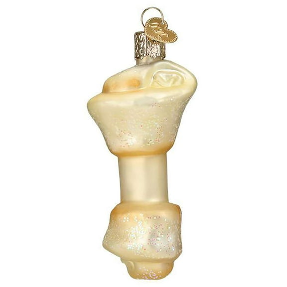 Old World Christmas Rawhide Bone Glass Blown Ornaments for Christmas Tree