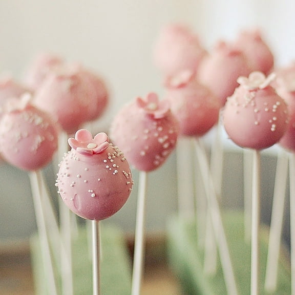 Ludlz Lollipop Cake Pop Treat Bag 200Pcs Plastic Sucker Sticks Lolly Lollipop Candy Chocolate DIY Decorating Mold for Making Lollipops, Cake Pops, Candies, Chocolates and Cookies